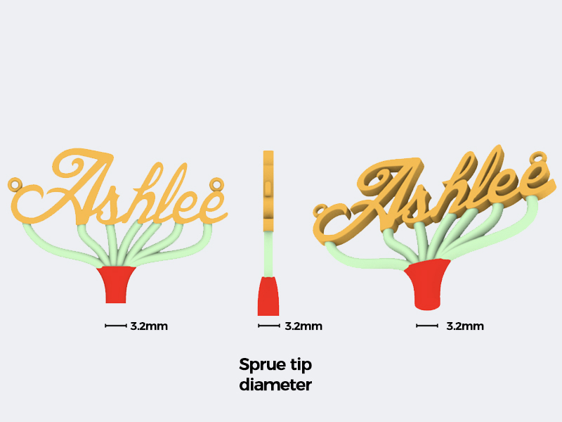 Example Pendant Nameplate 1: